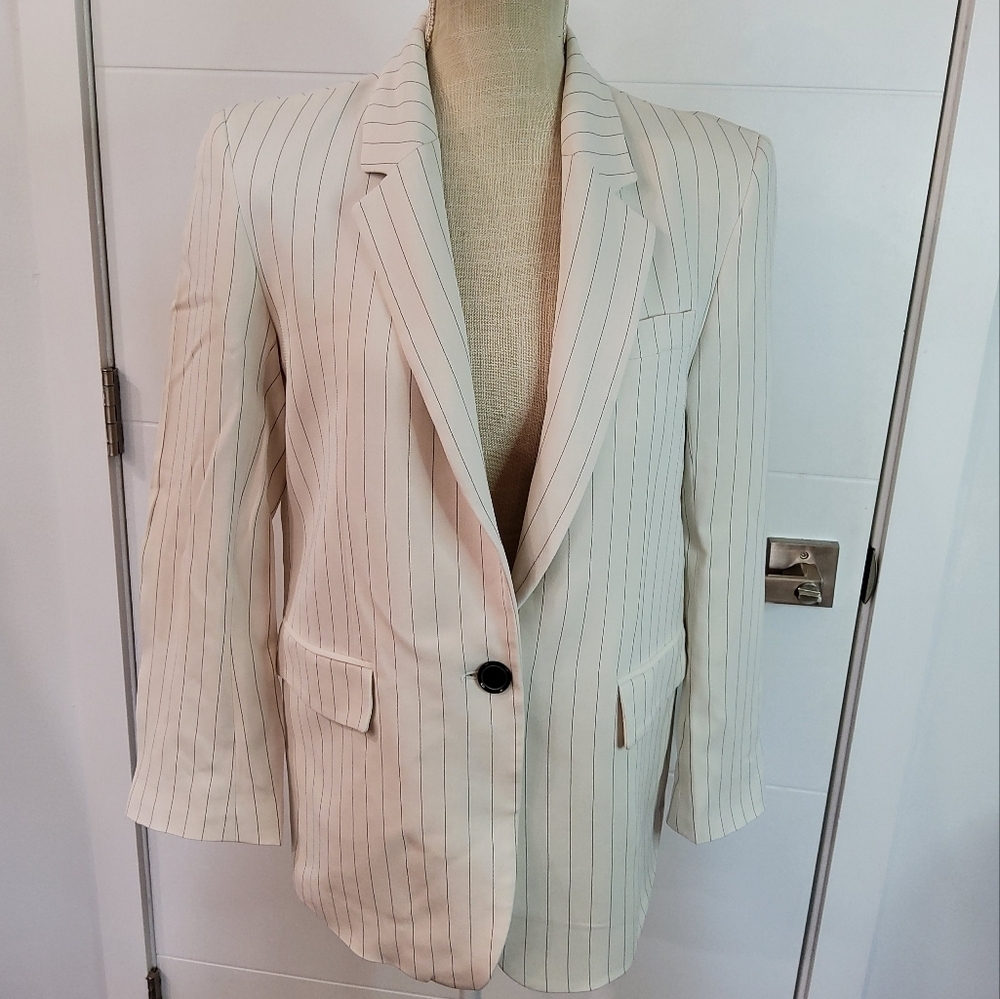 Gerard Darel Paris Striped Blazer Size 42